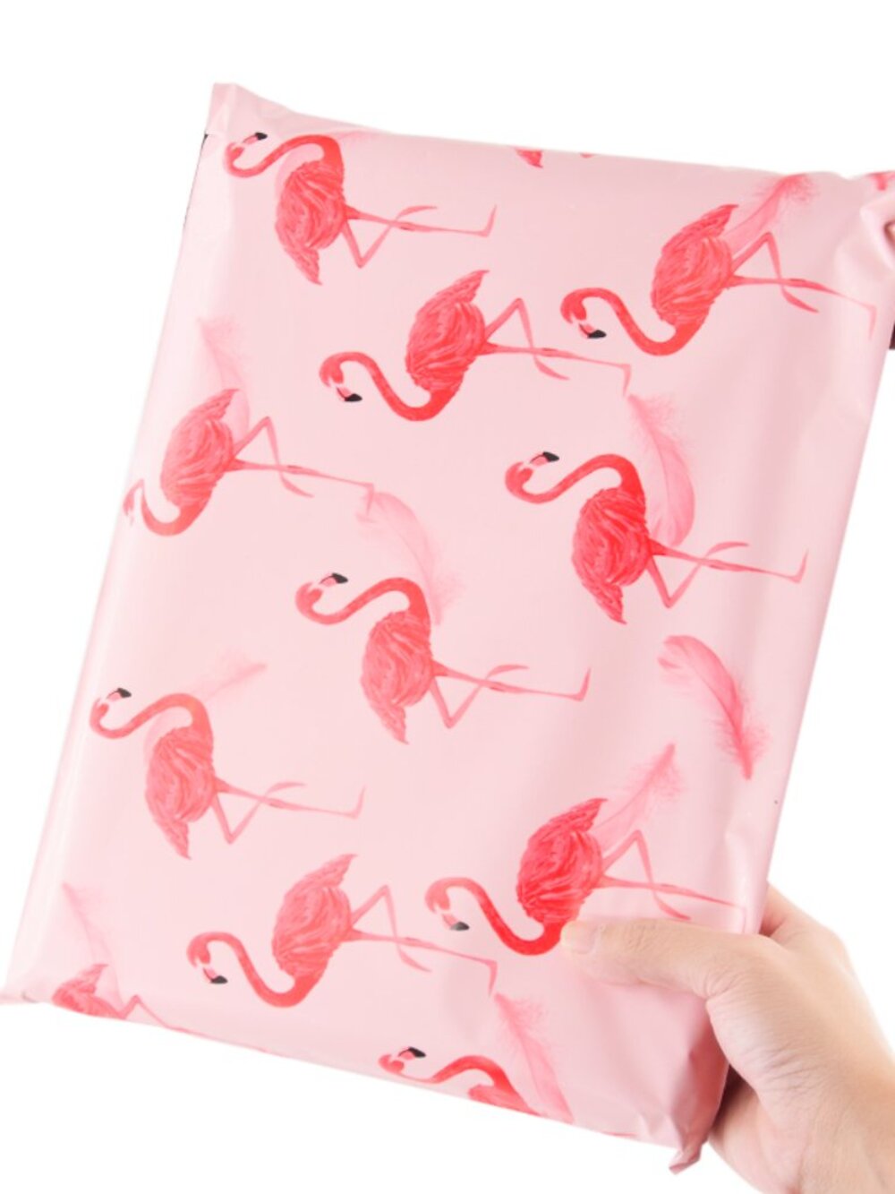 20ct Medium 10 x 13 Flamingo Poly Mailers